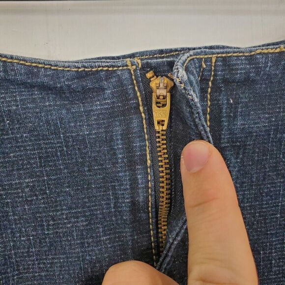 Rave R4R Maxi Jean Skirt Womens 5 Y2K Low Rise 90s Western Vintage Retro Boho - Picture 3 of 10